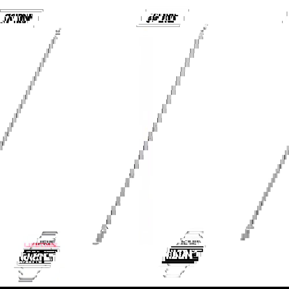Socket Extensions; Tool Type: Wobble Extension ; Extension Type: Wobble ; Drive Size: 3/8 (Inch); Finish: Chrome ; Overall Length (Inch): 12 ; Material: Vanadium Steel
